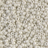 Miyuki seed beads 8/0 - Opaque luster limestone 8-600